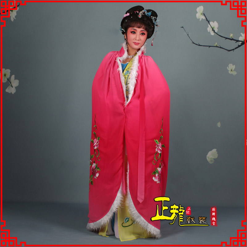 秦都小花旦绣花斗篷 花旦披风