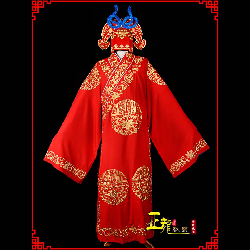 秦都武生服装软绉全金武生衣